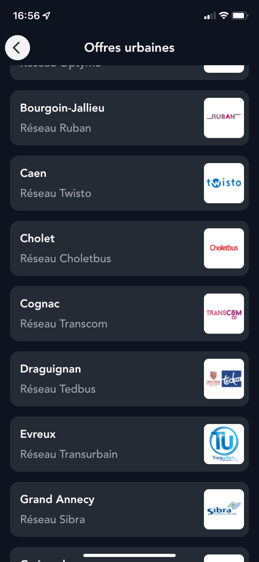 image catalogue transporteur